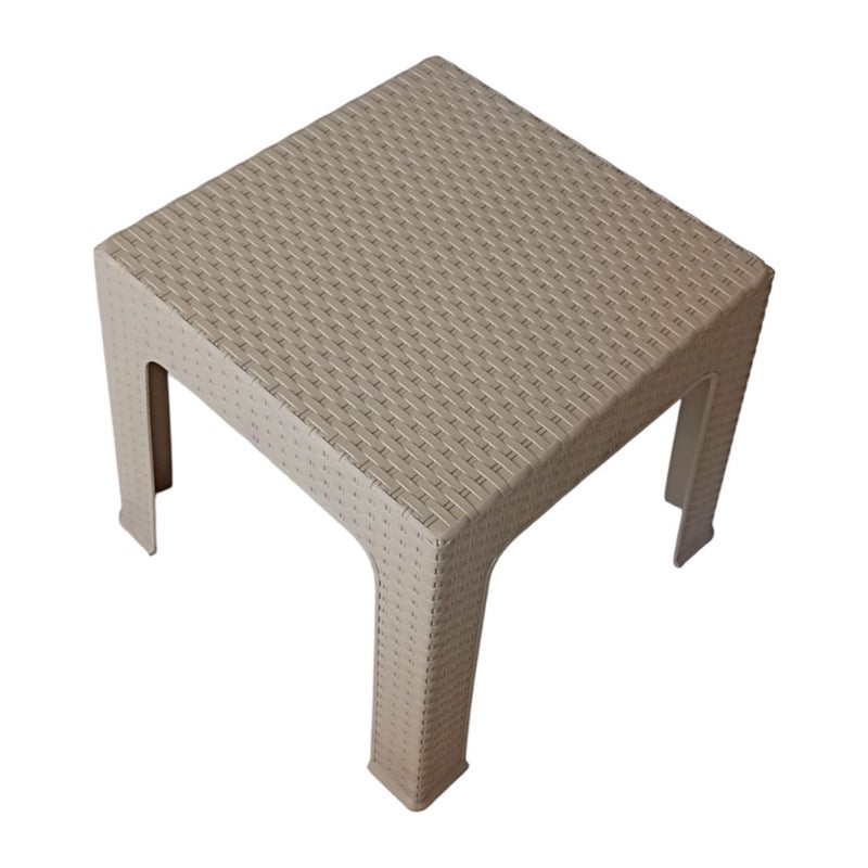 خورشيد للبلاستيك ترابيزة بلاستيكية تايجر رتان  من خورشيد بلاست للبلاستيك - كافيه - Image 2